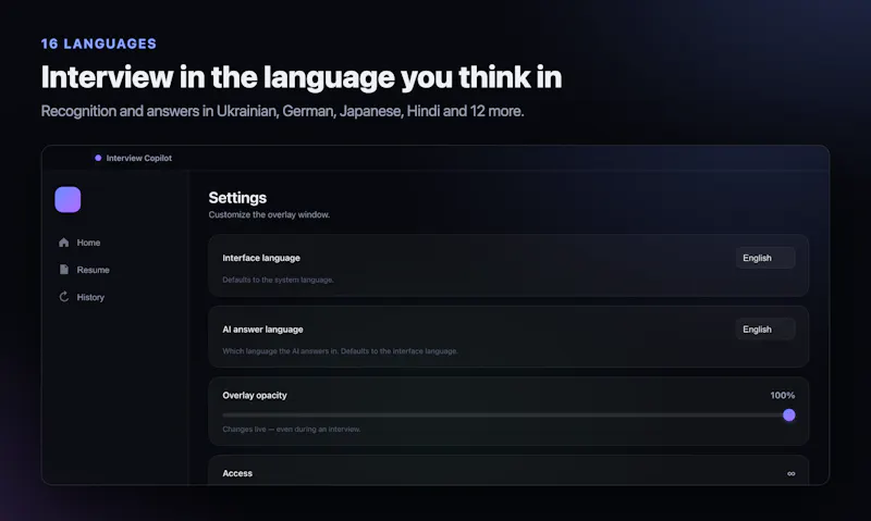 Interview Copilot screenshot 6