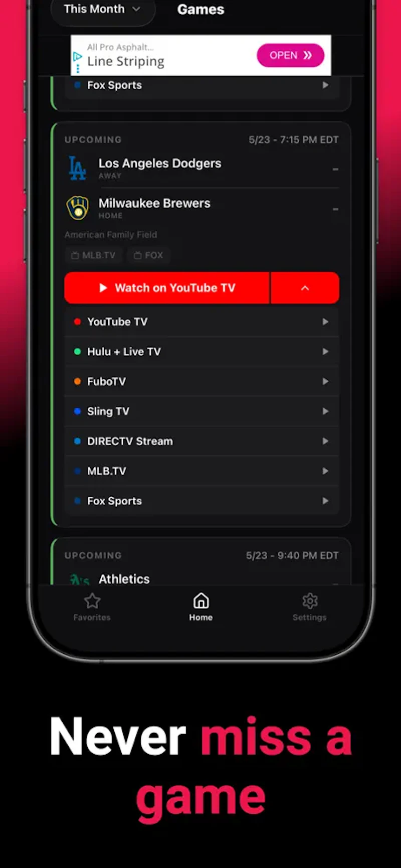 GameDay: Where to Watch Sports screenshot 4