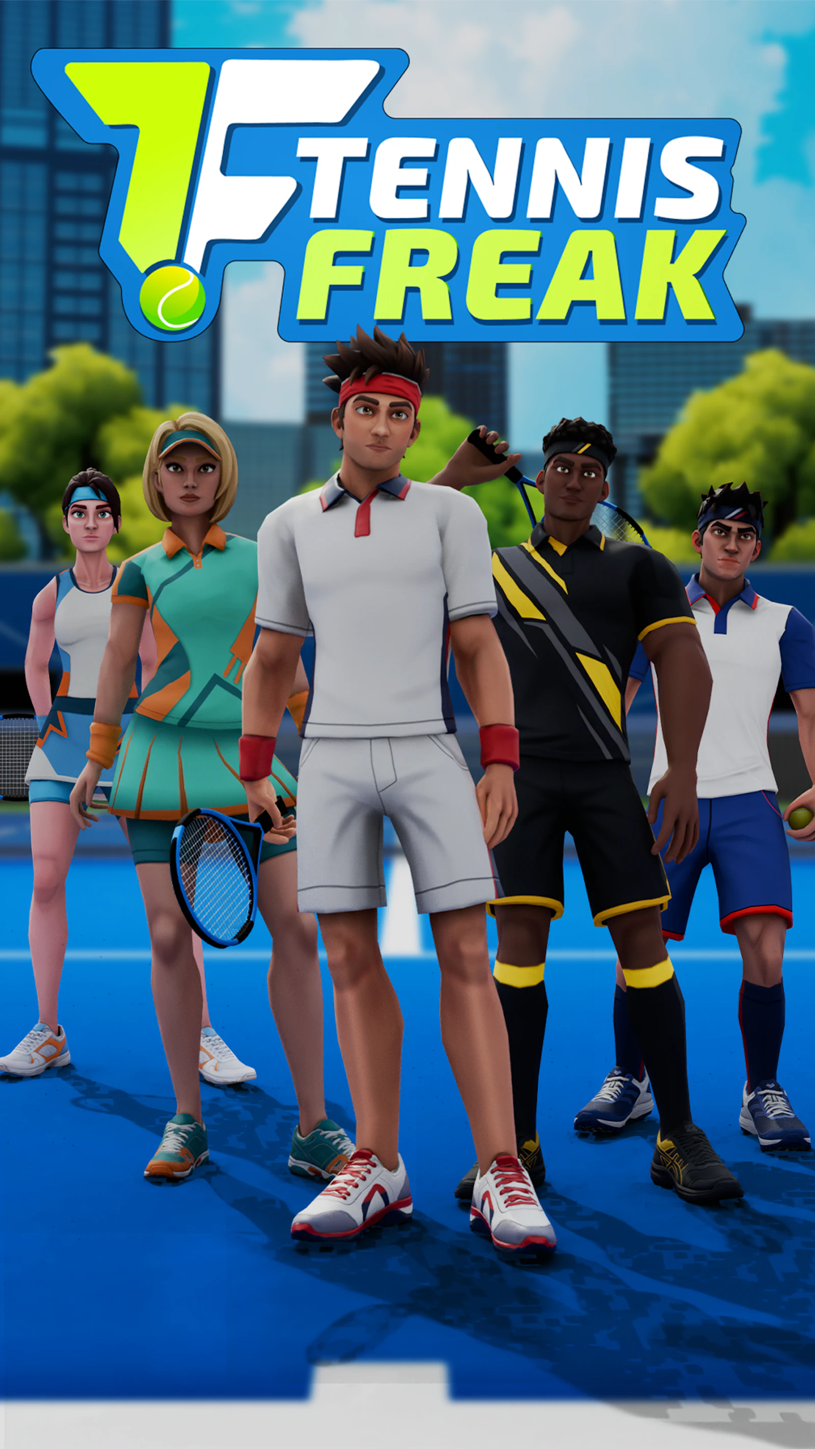 Tennis Freak - Multiplayer Tennis Game screenshot 2