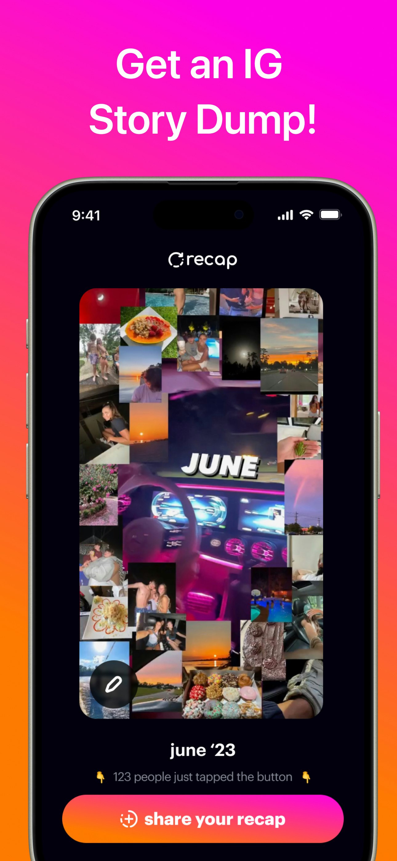 Recap - IG monthly photo dump - Create a beautiful monthly photo dump for your IG! media 3