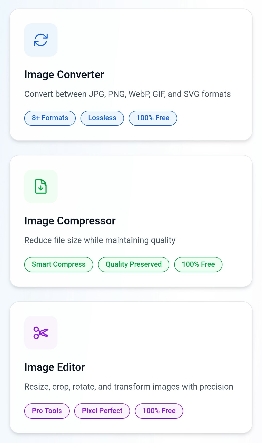 Média Picsquash - Outils de traitement d'image en ligne gratuits |Aucune inscription requise 2