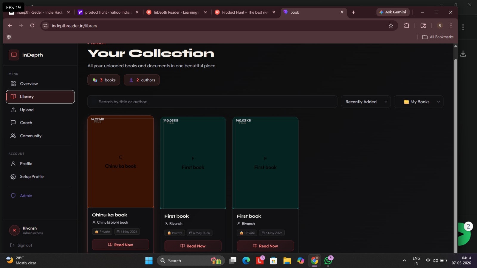 InDepth Reader gallery image