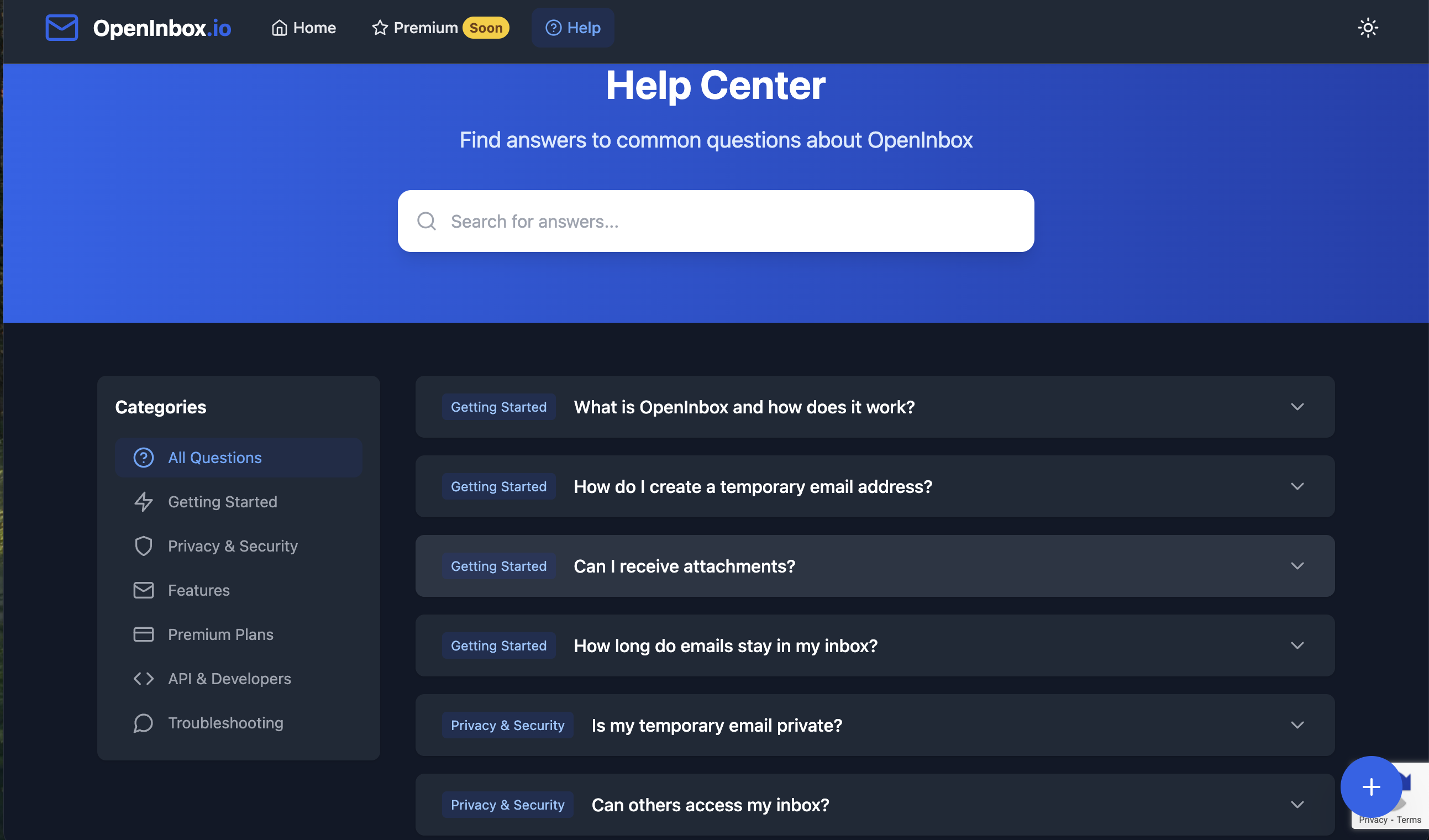 OpenInbox.io gallery image
