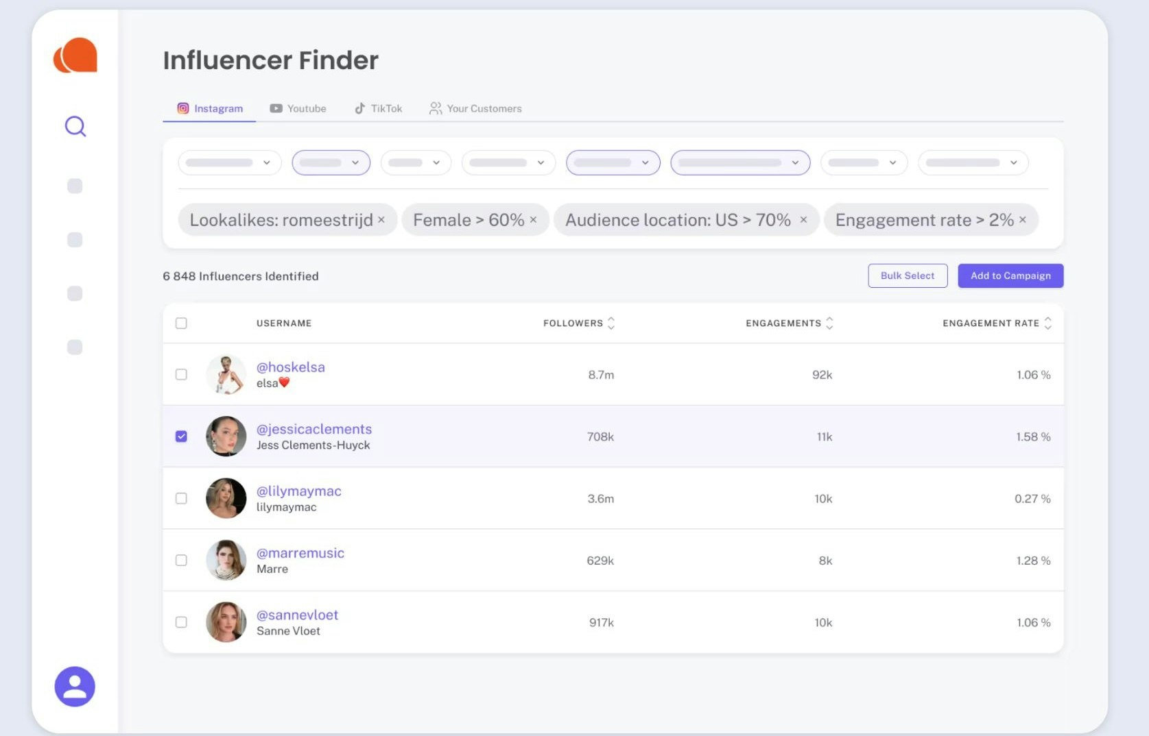 Influencer Hero gallery image
