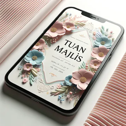 Aesthetic Digital Wedding Invitation gallery image