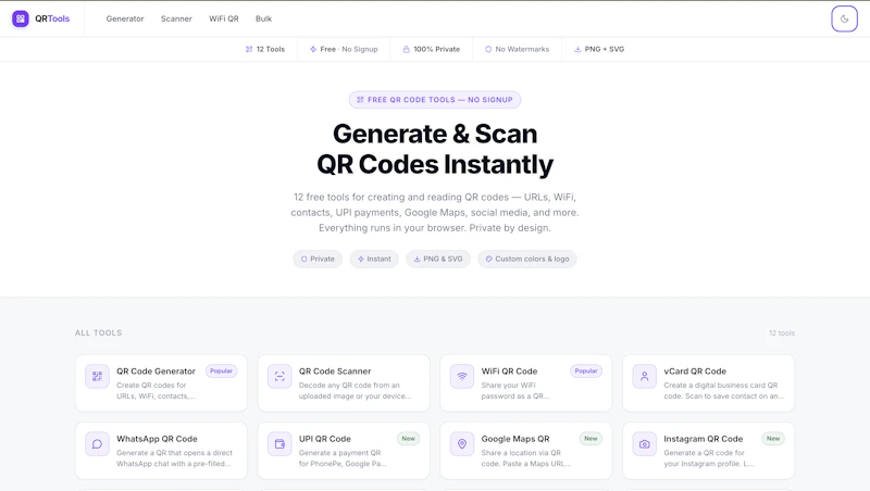 QR Tools by Renderlog screenshot 2
