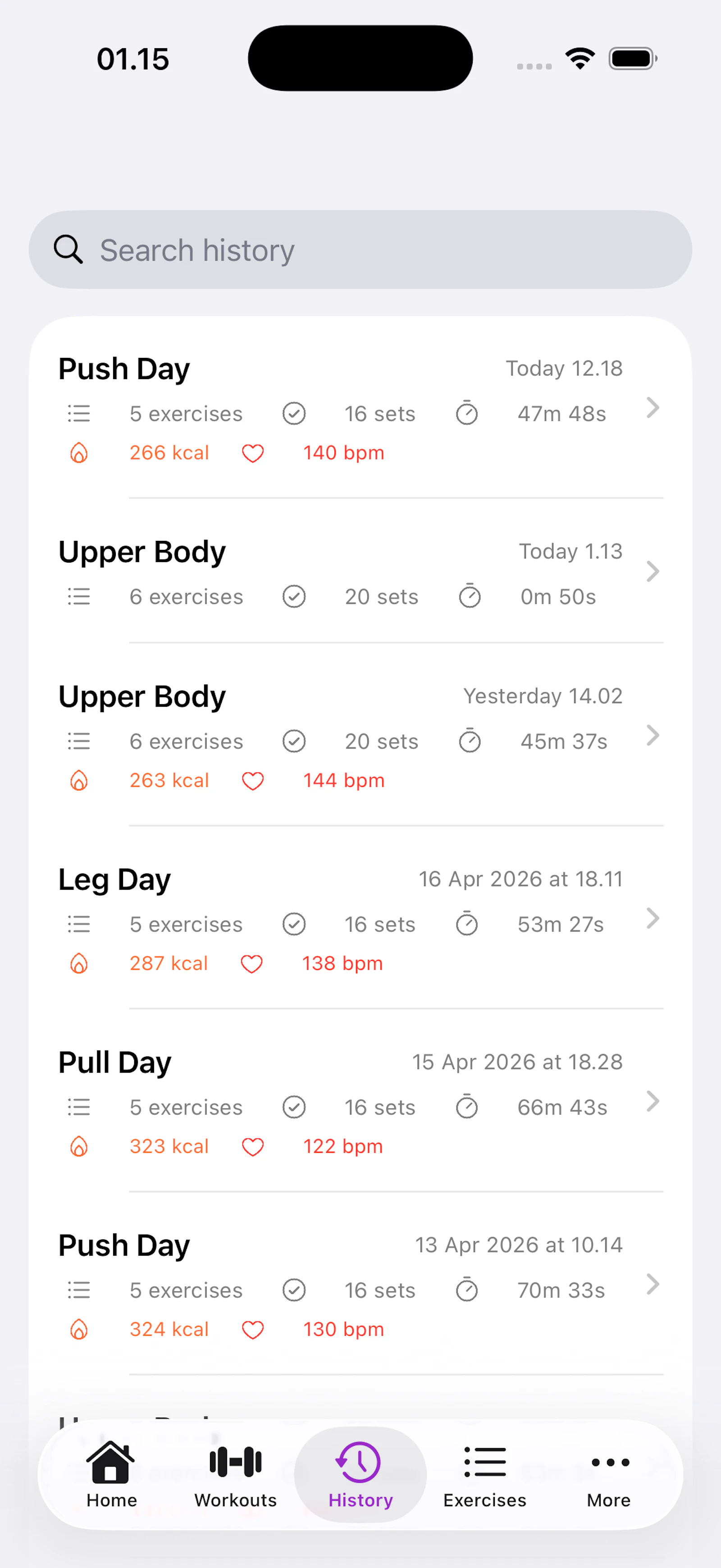 Iron Workout screenshot 4