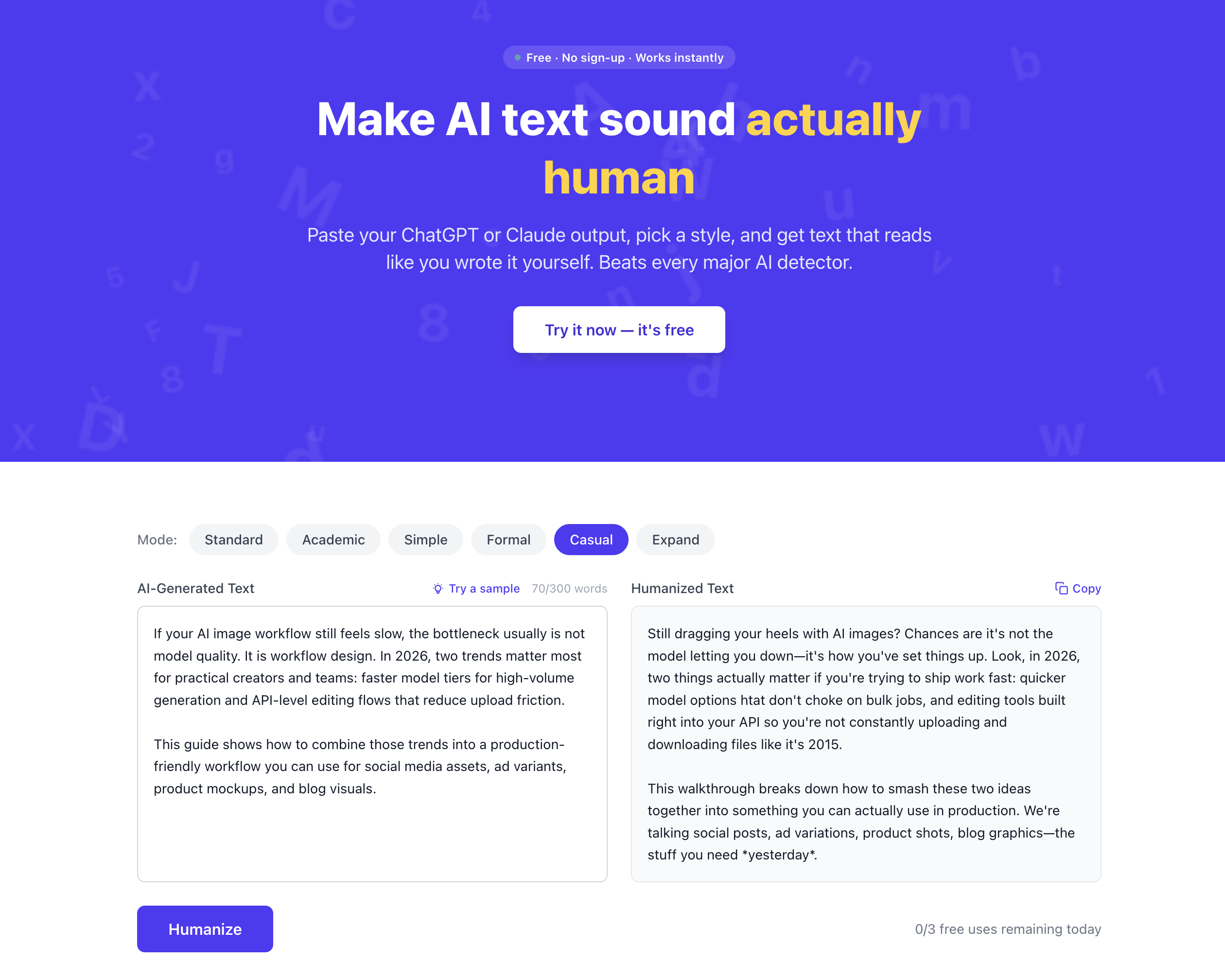 Humanize AI Text App gallery image