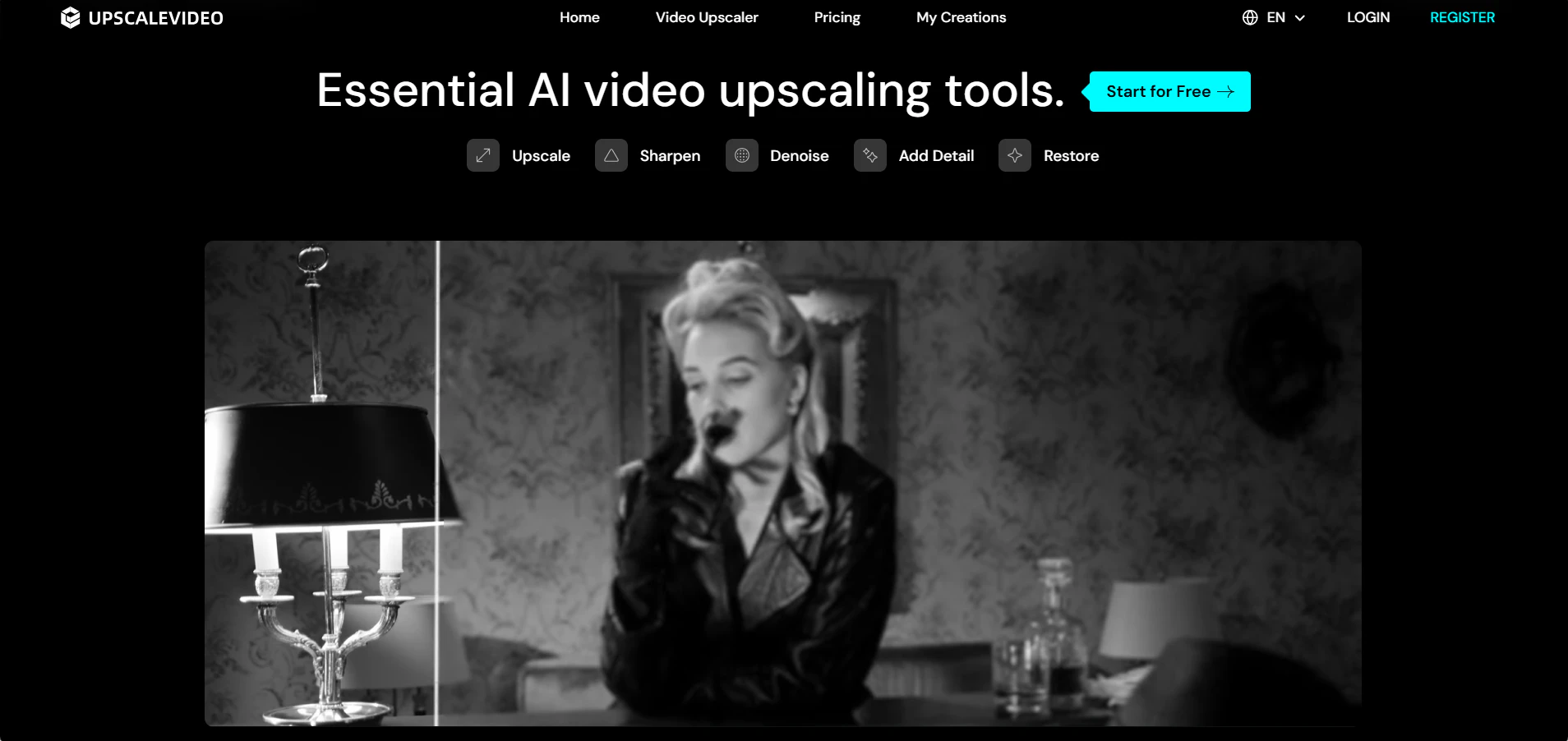 UPSCALEVIDEO logo