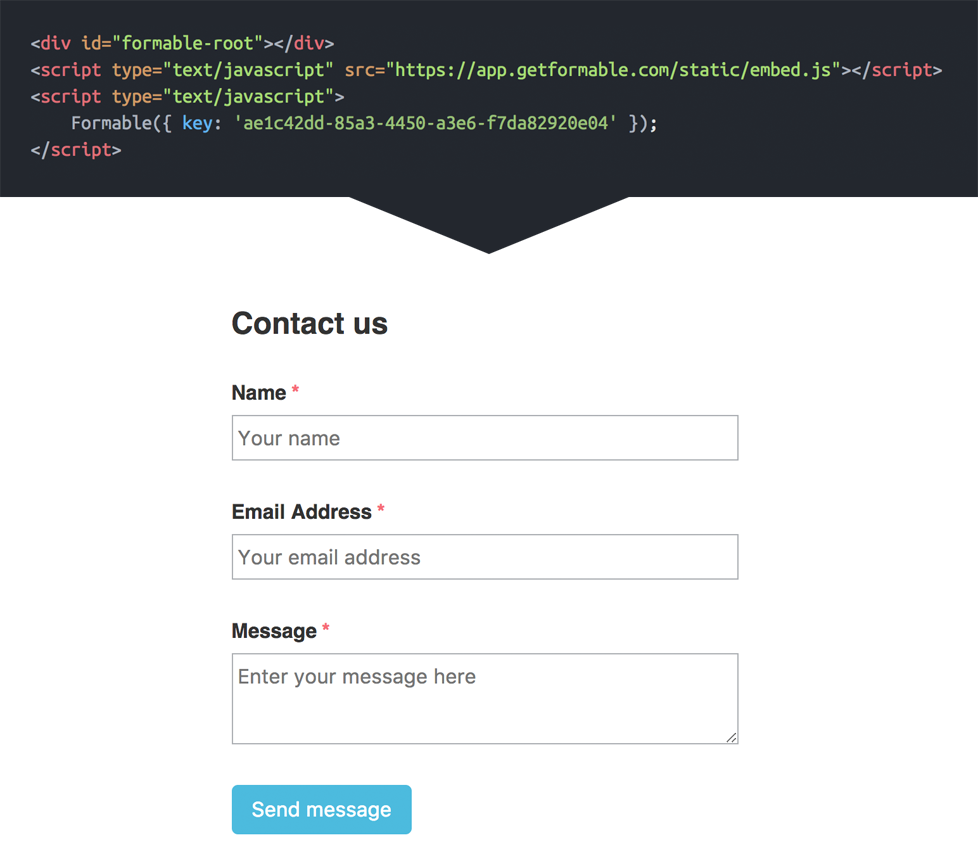 Formable gallery image