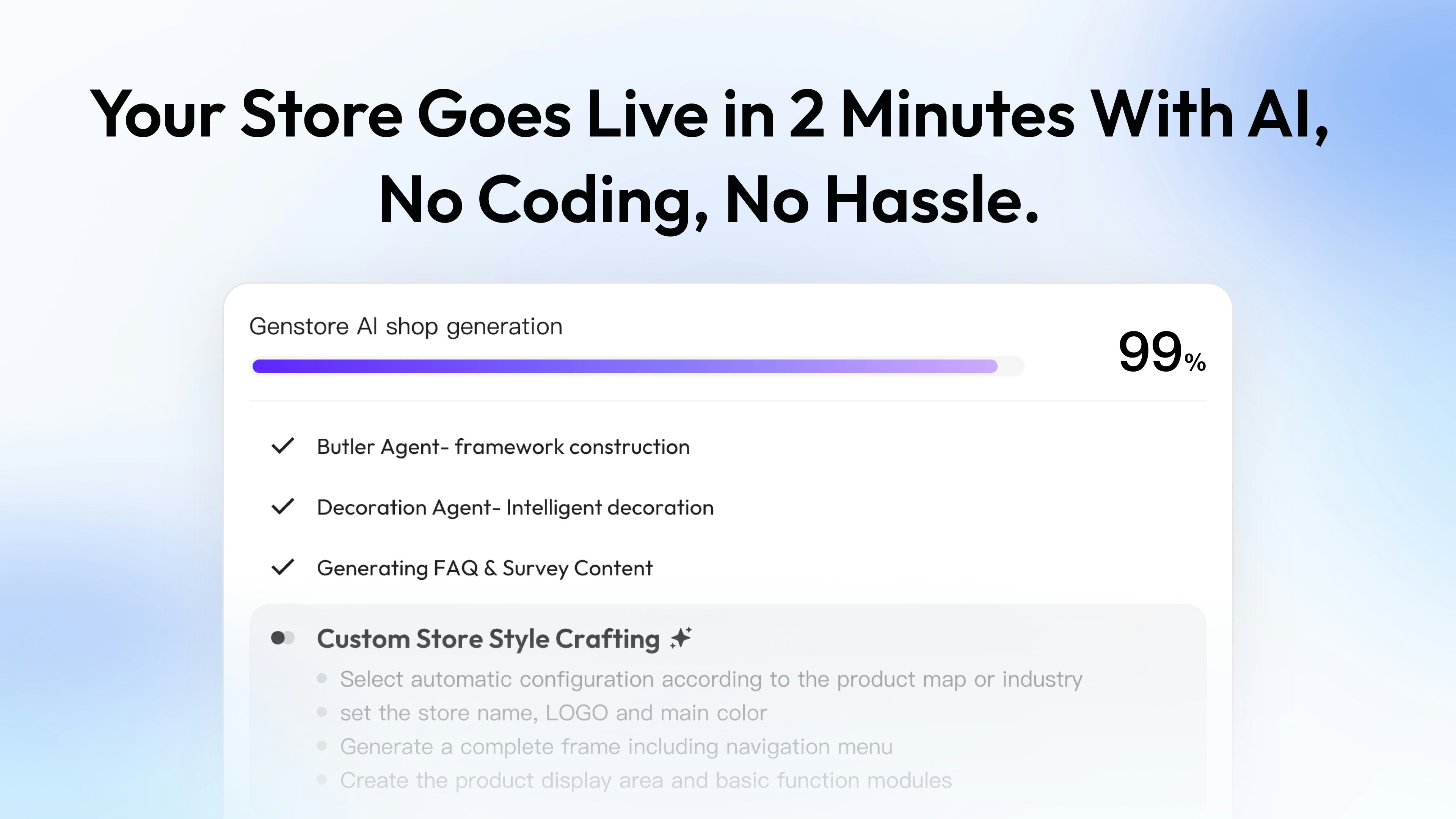 Genstore.ai - Ai-Native Store Builder progettato per le imprese locali media 3