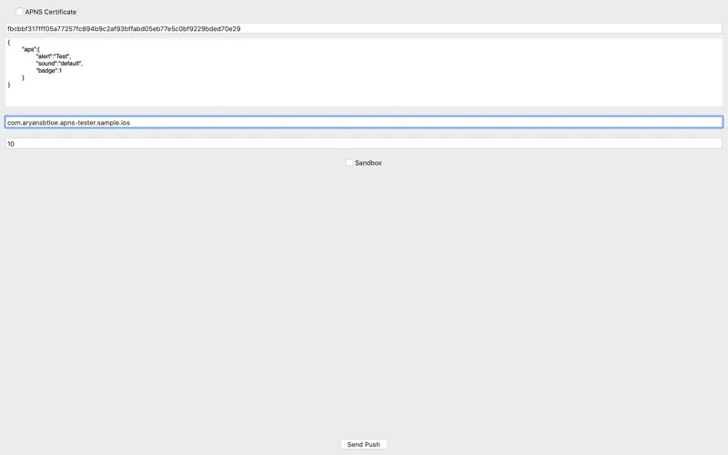 Push Notification - Tester gallery image