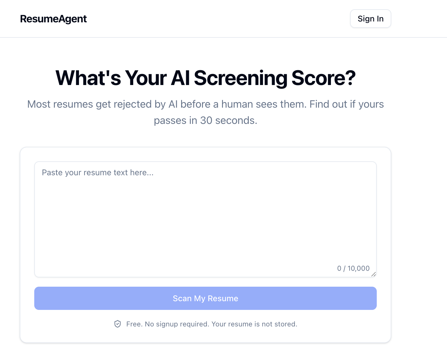 ResumeAgent gallery image