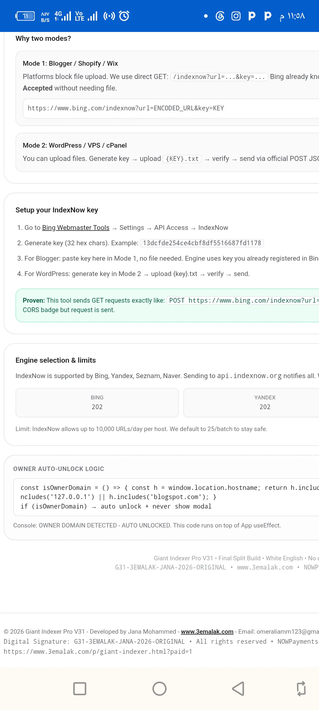 3Emalak Indexer Blogger & WP Forever  gallery image