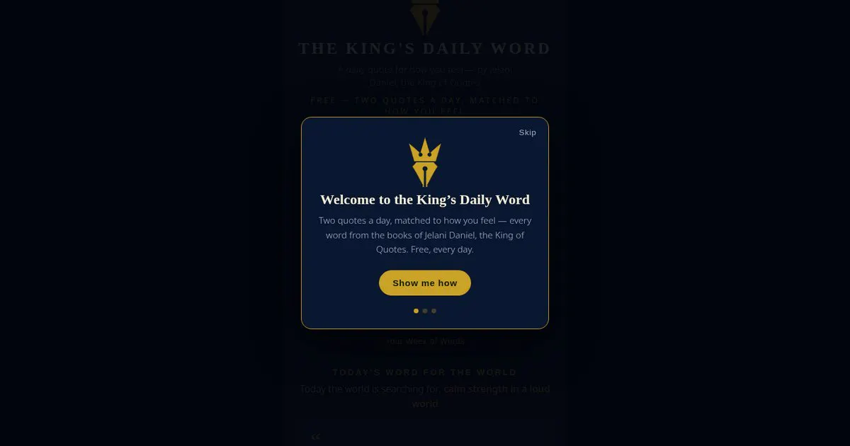The King's Daily Word gallery image