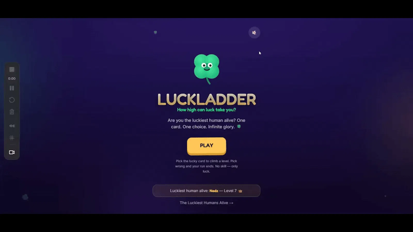 LUCKLADDER screenshot 1 (video preview)
