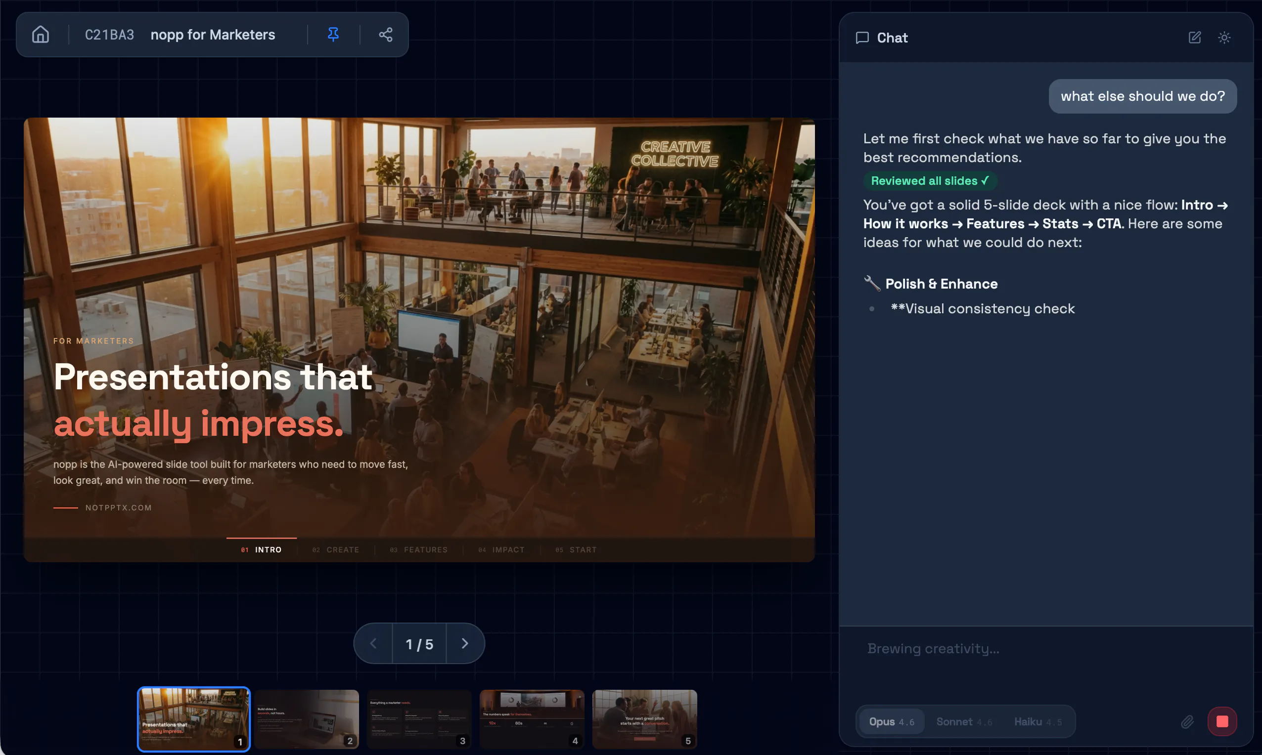 NotPowerpoint. gallery image