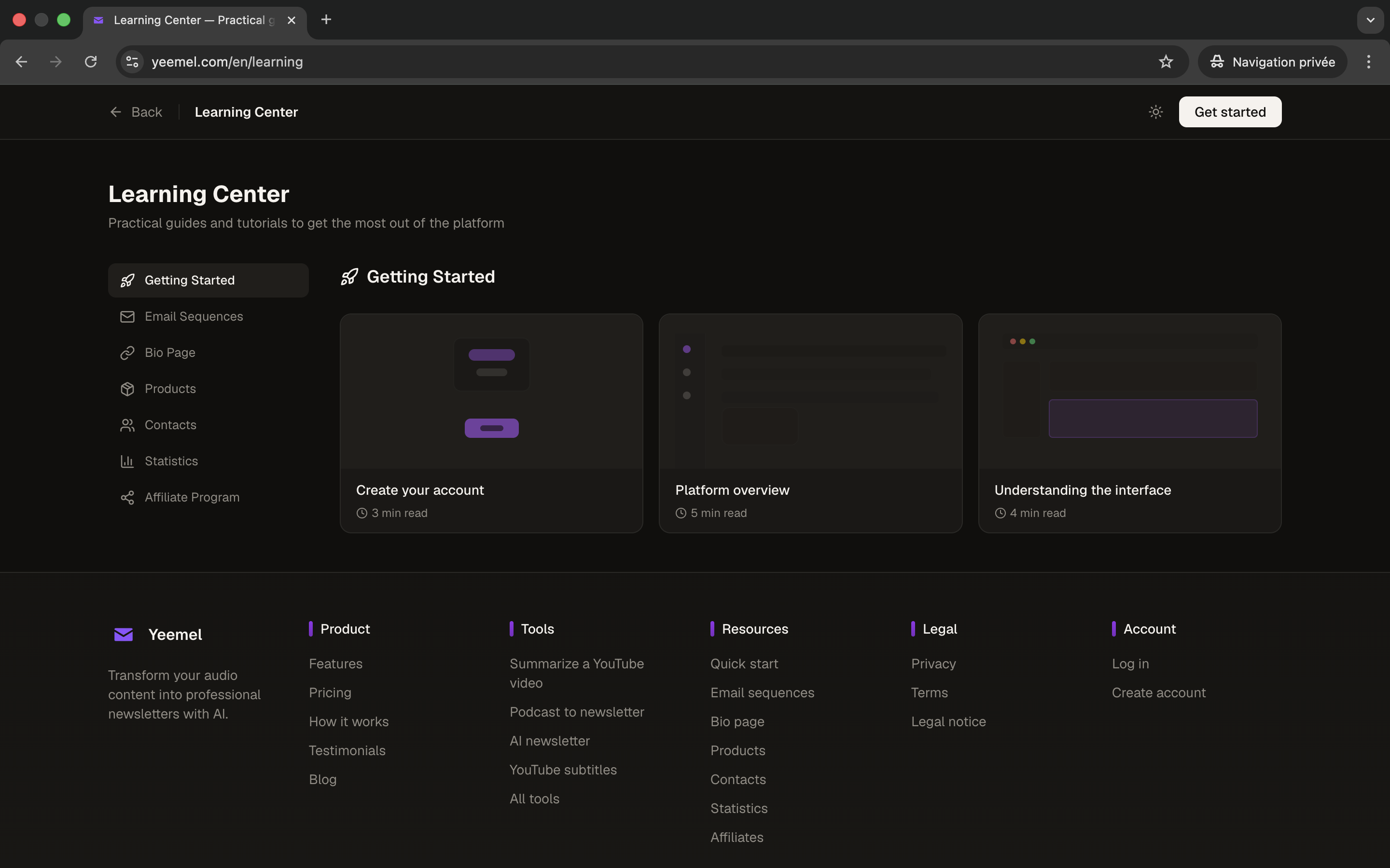Yeemel - Screenshot 4 showing product features and functionality