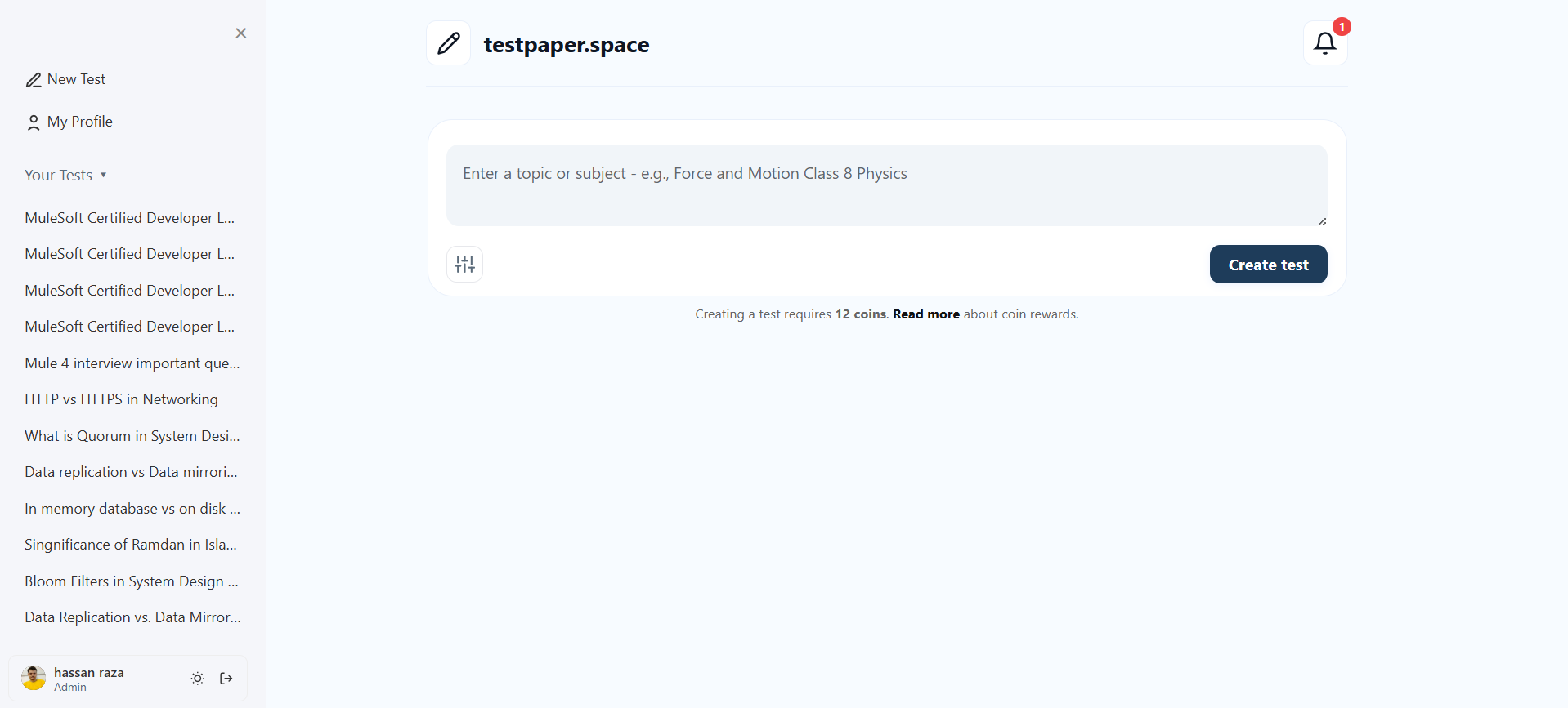 testpaper.space gallery image