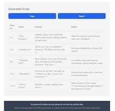 ClipFlow AI Script Generator gallery image
