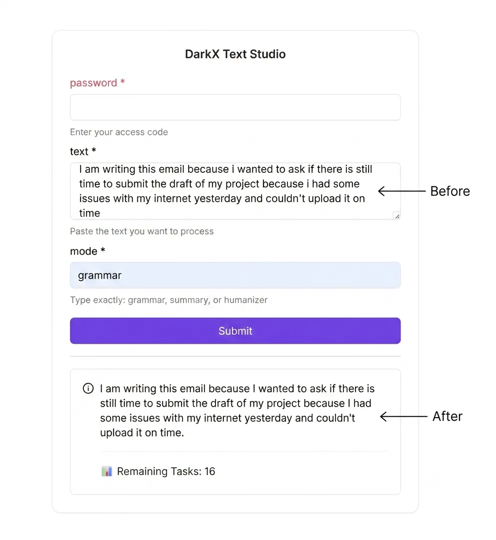 DarkX Text Studio gallery image