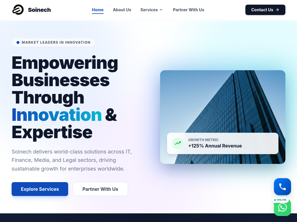 Soinech - Main product screenshot demonstrating key features and user interface