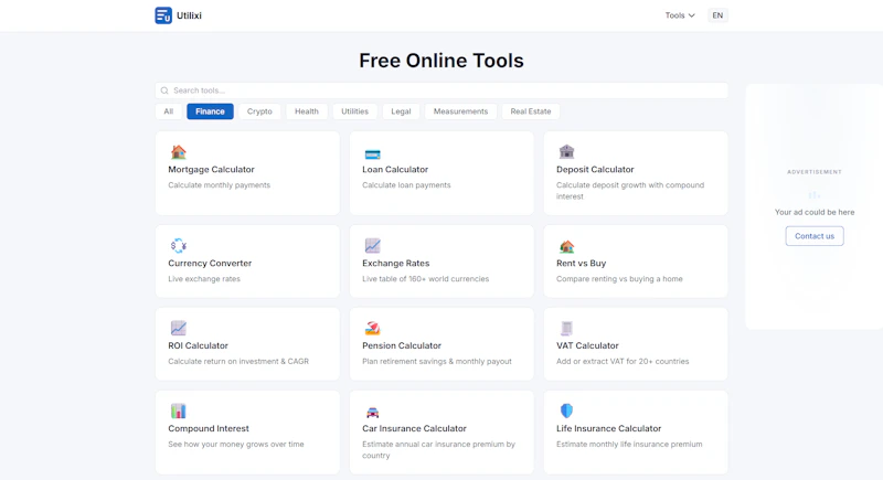 Utilixi screenshot 1