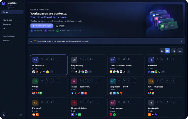 NexaTabs gallery image