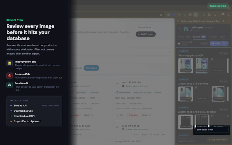 UpScraper screenshot 4