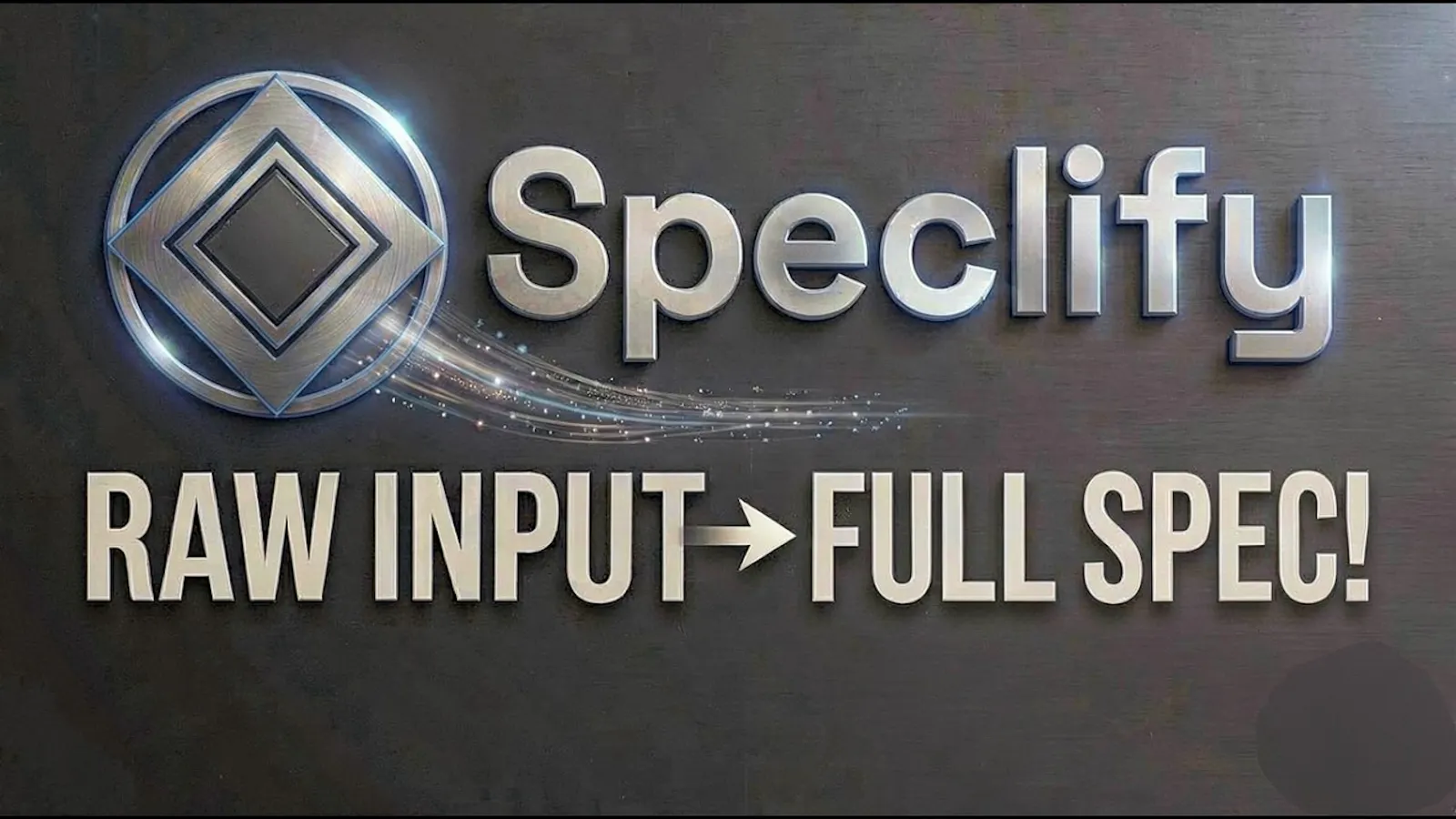 Speclify screenshot 1 (video preview)