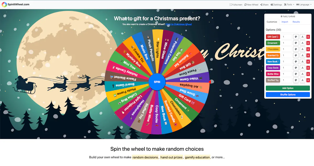 Spin It Wheel