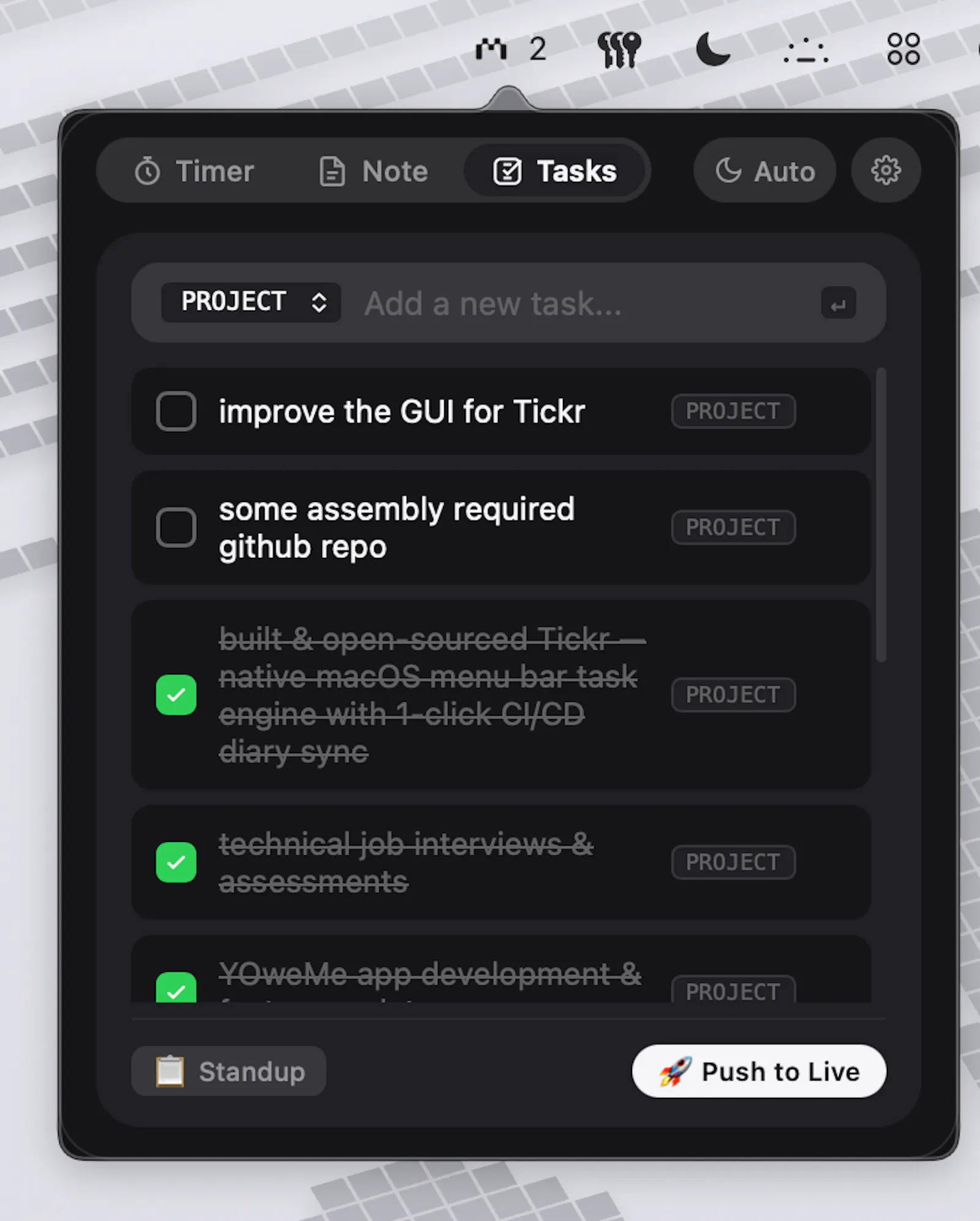 Tickr screenshot 3