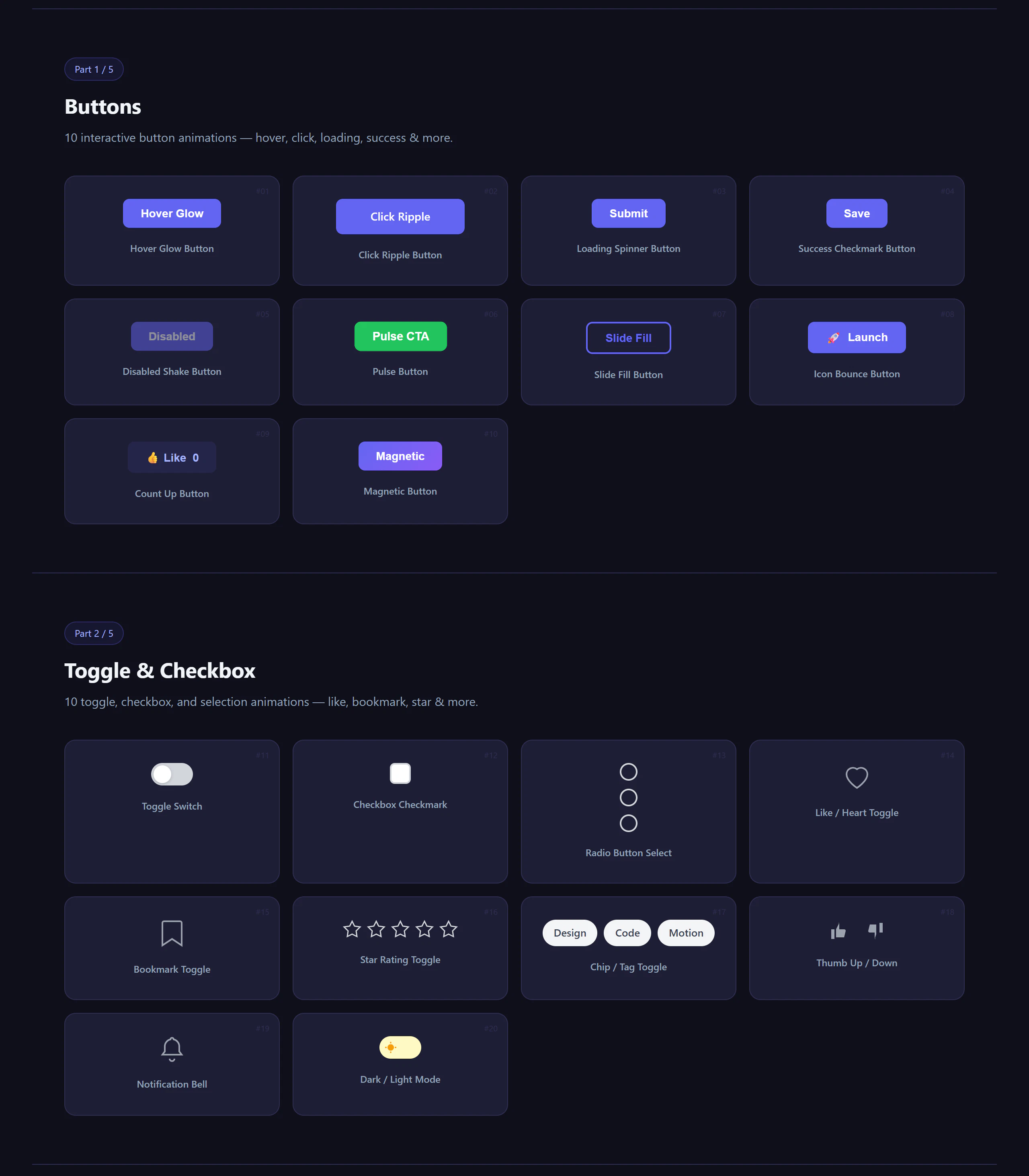 Micro-Interaction UI Pack screenshot 1