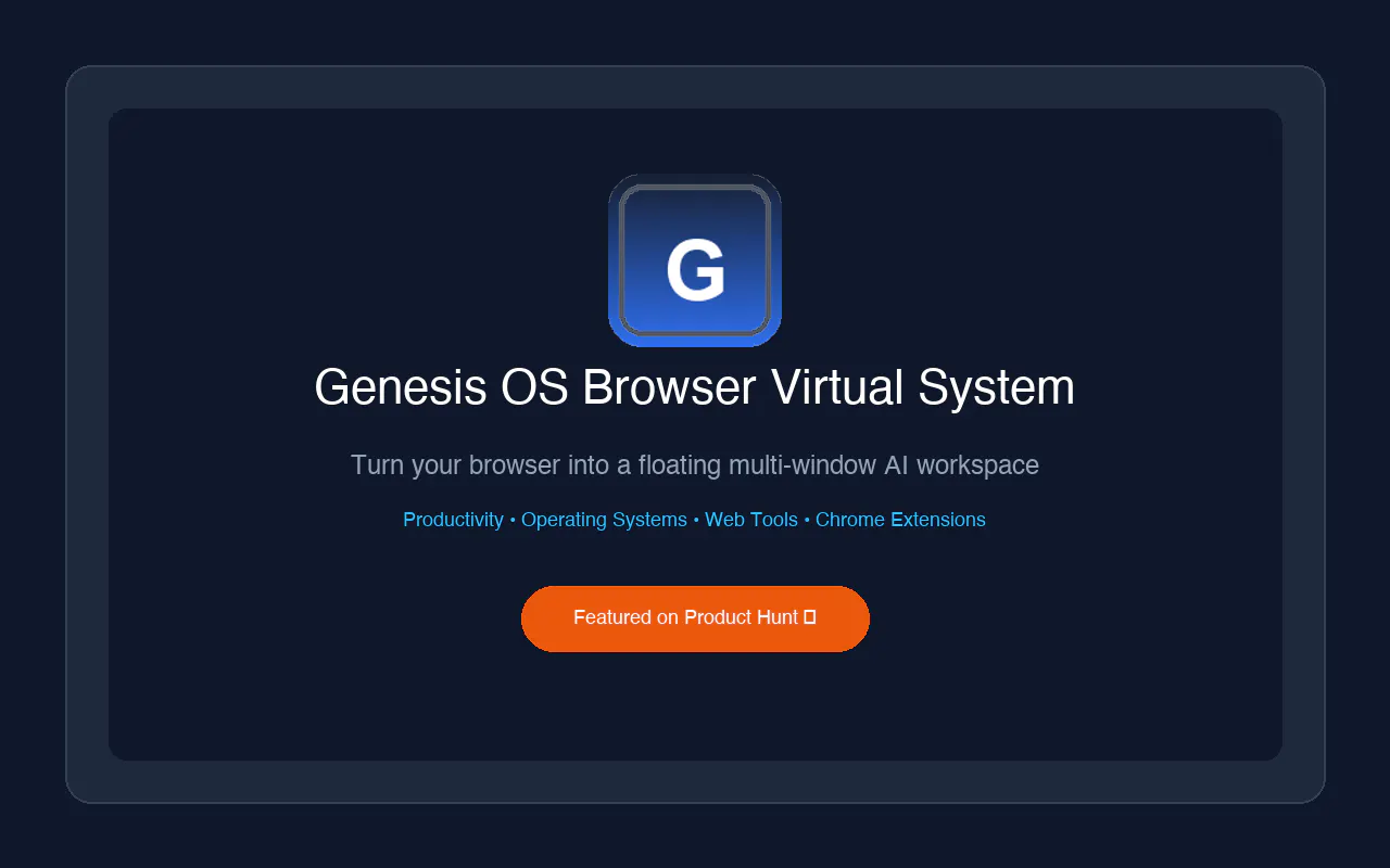 Genesis AI Browser Tools gallery image
