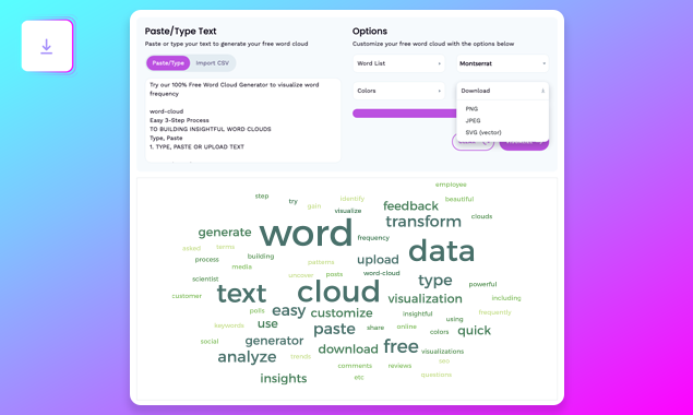 word cloud generator free shapes