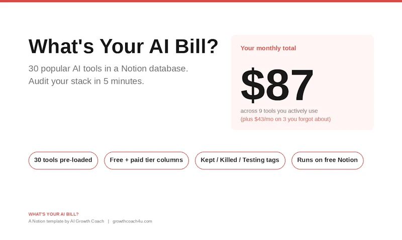 What's Your AI Bill? screenshot 3