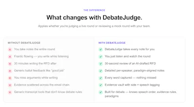 Debate Judge AI gallery image
