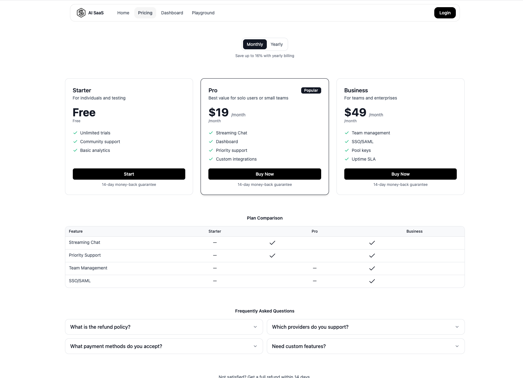 AI SaaS Starter Kit gallery image