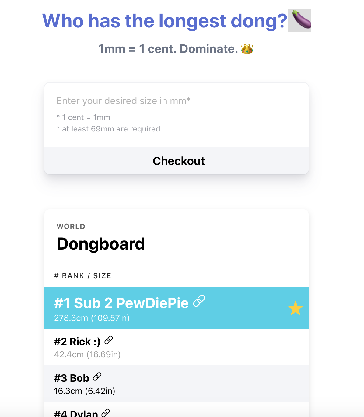 How long is your dong? gallery image