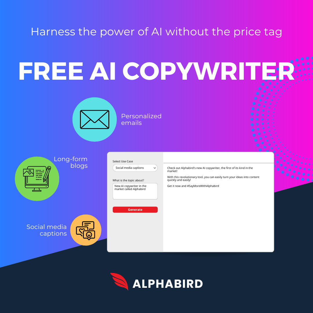 Alfabird AI - Gratis AI copywriter, onbeperkte woorden media 1
