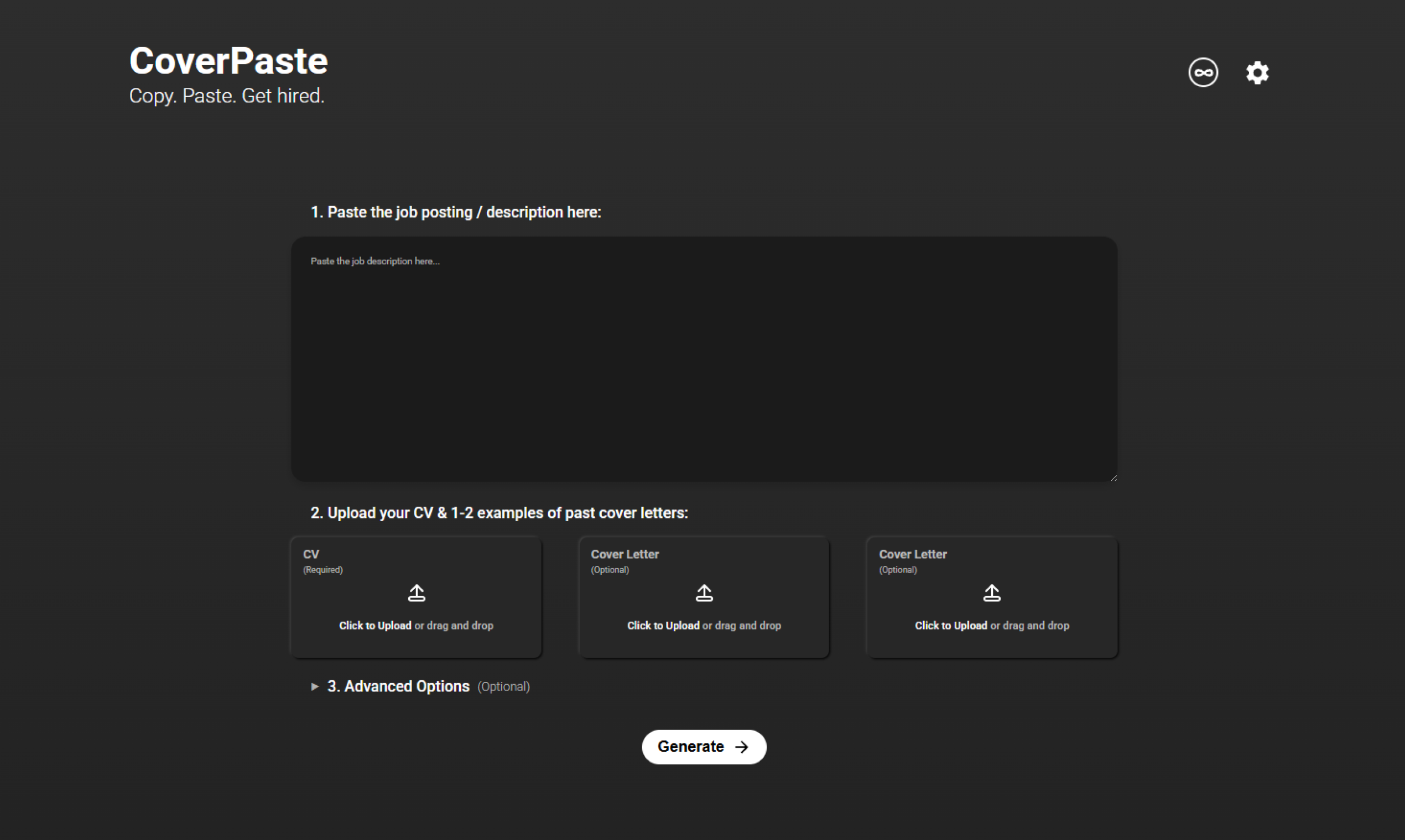 coverpaste.com - Generare lettere di copertura in pochi secondi media 3