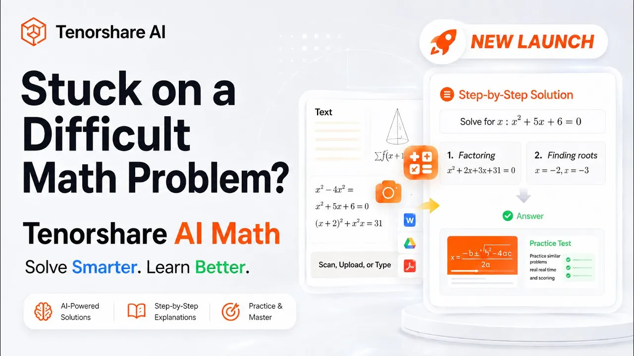 Tenorshare AI Math gallery image