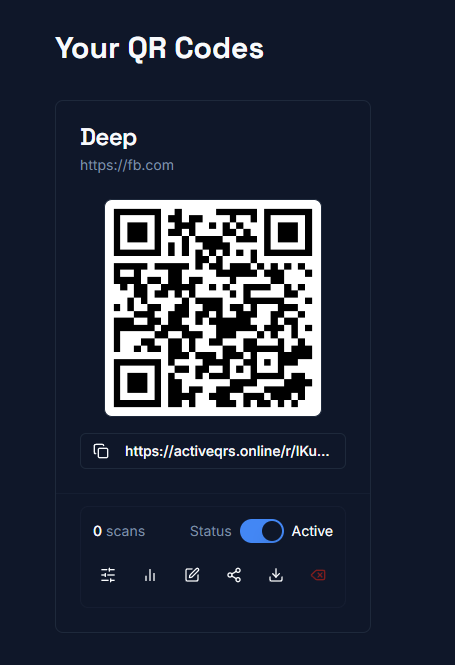 ActiveQRs gallery image