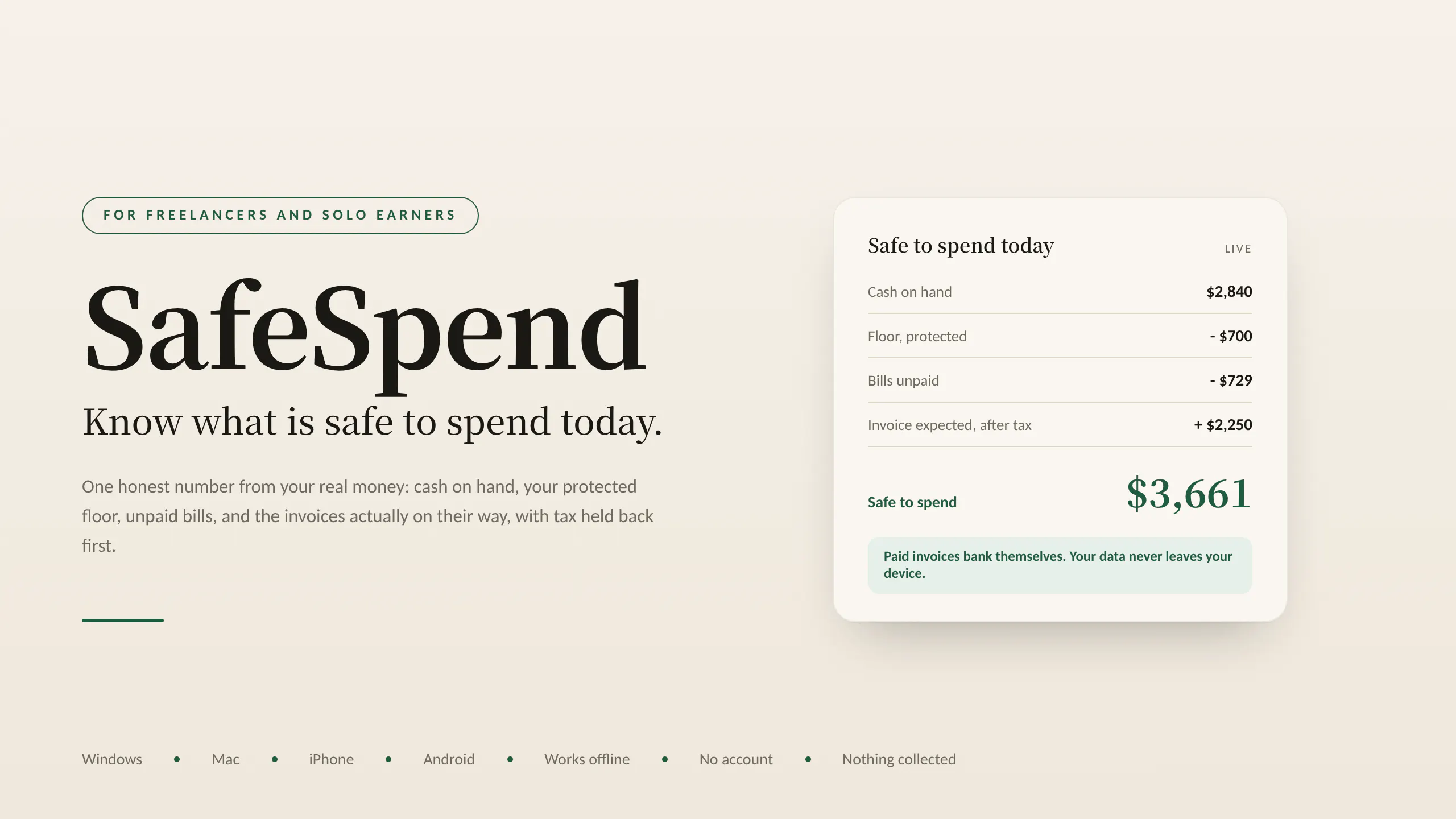 SafeSpend gallery image