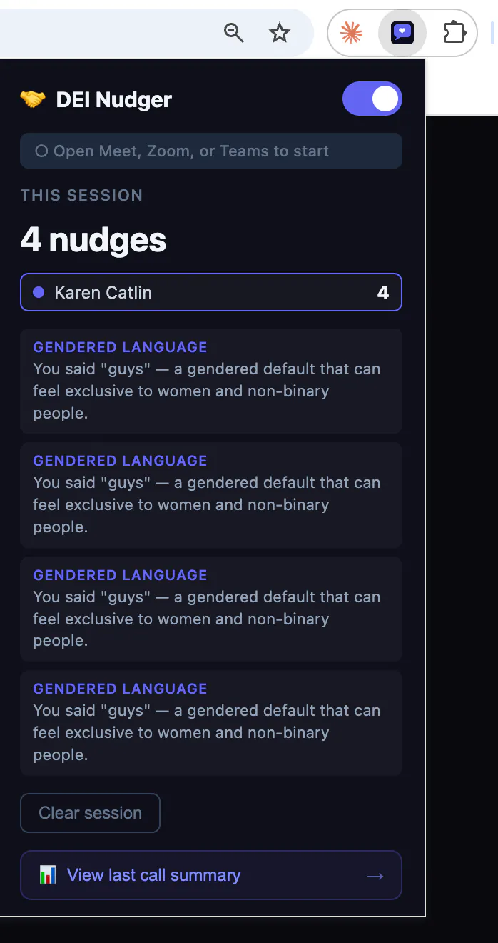 DEI Nudger gallery image