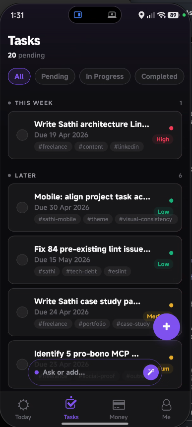 Sathi — Personal Assistant gallery image