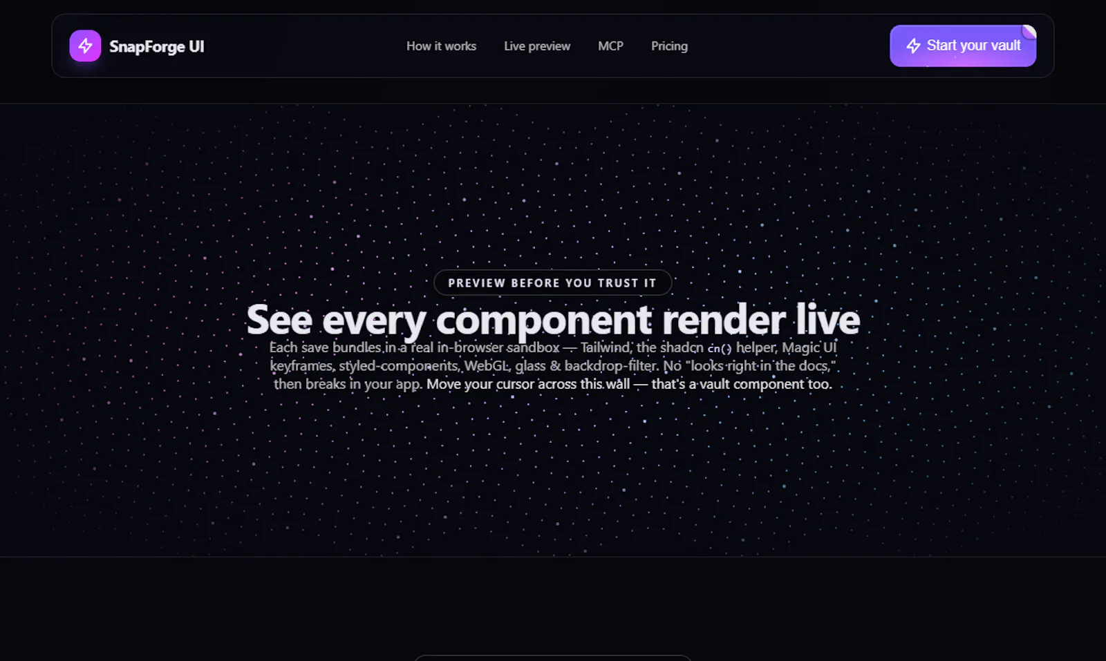 SnapForge UI screenshot 3