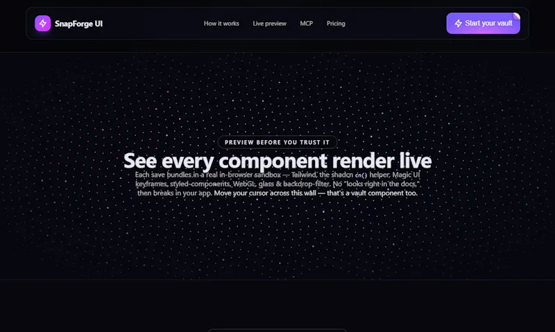 SnapForge UI screenshot 3