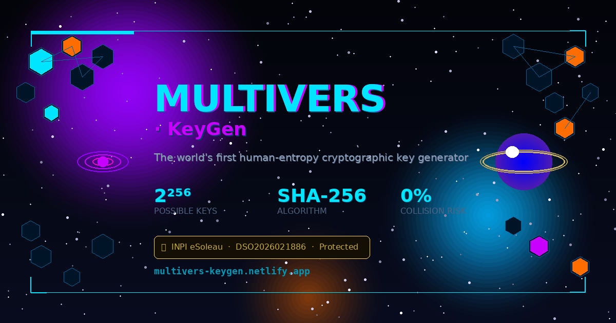 MULTIVERS · KeyGen — Unique Key Genesis