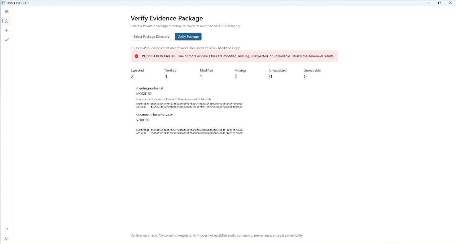 SIGMA PROOFKIT screenshot 3